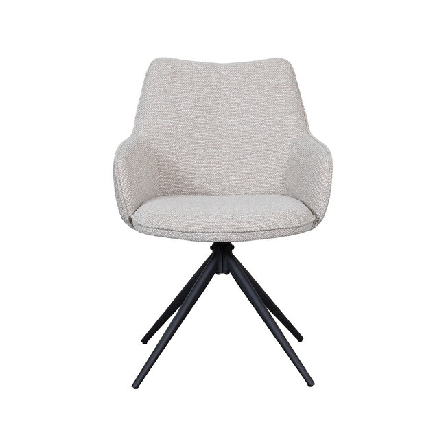Label51 Eetkamerstoel Sawa - Naturel - Boucle