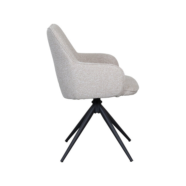 Label51 Eetkamerstoel Sawa - Naturel - Boucle