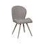 Label51 Eetkamerstoel Sil - Mushroom - Boucle - Taupe Metalen Frame