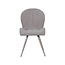 Label51 Eetkamerstoel Sil - Mushroom - Boucle - Taupe Metalen Frame
