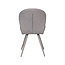 Label51 Eetkamerstoel Sil - Mushroom - Boucle - Taupe Metalen Frame