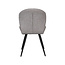 Label51 Eetkamerstoel Sil - Mushroom - Boucle - Zwart Metalen Frame