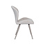 Label51 Eetkamerstoel Sil - Naturel - Boucle - Taupe Metalen Frame