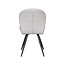 Label51 Eetkamerstoel Sil - Naturel - Boucle - Zwart Metalen Frame