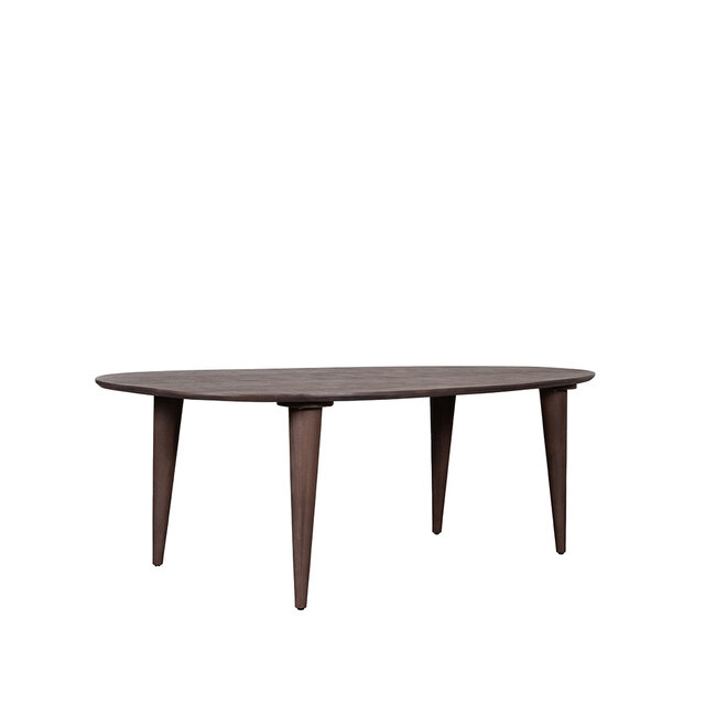 Label51 Eetkamertafel Fly - Espresso - Mangohout - 180 cm - Organisch
