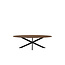 Label51 Eetkamertafel James - Nature Smooth - Mangohout - 160 cm - Ovaal