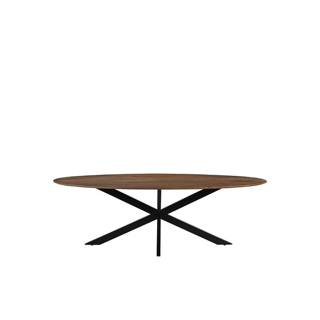 Label51 Eetkamertafel James - Nature Smooth - Mangohout - 190 cm - Ovaal