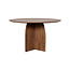 Label51 Eetkamertafel Mick - Nature Smooth - Mangohout - 130 cm - Rond