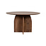 Label51 Eetkamertafel Mick - Nature Smooth - Mangohout - 130 cm - Rond