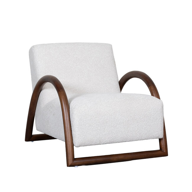 Label51 Fauteuil Viggo - Naturel Superb - Walnoot eikenhout