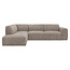 Label51 Hoekbank Verona - Taupe- Links Voorstaand