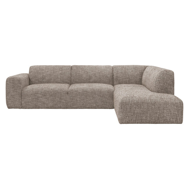 Label51 Hoekbank Verona - Taupe - Rechts Voorstaand
