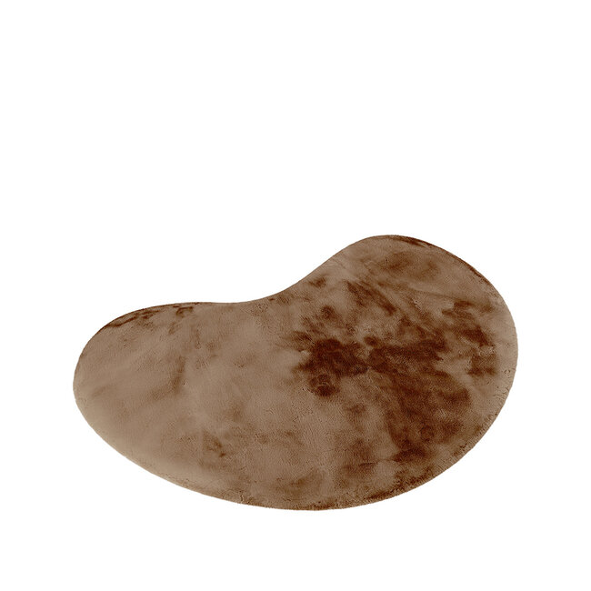 Label51 Vloerkleed Indy - Chocolate - Polyester - 160x230 cm - Organisch