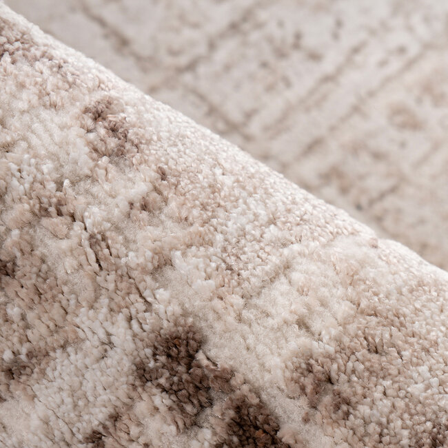 Label51 Vloerkleed Sola - Taupe - Synthetisch - 200x290 cm