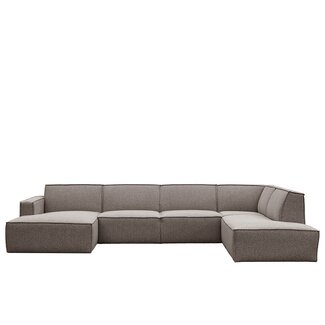 Label51 Bank Kay - Mushroom - Boucle - Rechts Voorstaand