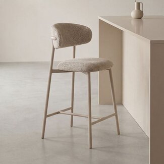 Label51 Barkruk Kaito - Beige - Prestige - Laag
