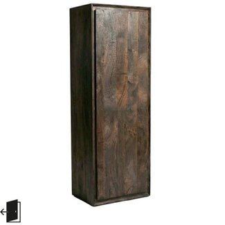Label51 Bergkast Nori - Espresso - Mangohout - 160 cm - Linksdraaiend