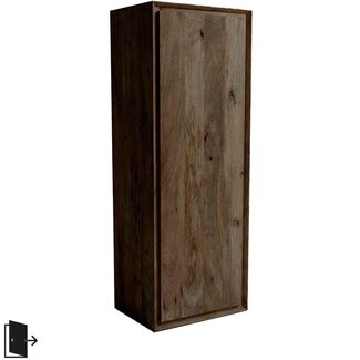Label51 Bergkasten Nori - Espresso - Mangohout - 140 cm - Rechts