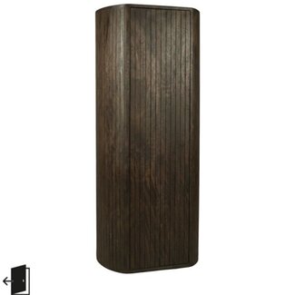 Label51 Bergkast Miya - Espresso - Mangohout - 160 cm