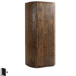 Label51 Bergkasten Saya - Espresso - Mangohout - 140 cm - Rechts