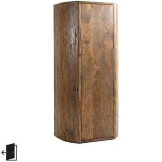 Label51 Bergkast Saya - Nature Smooth - Mangohout -140 cm - linksdraaiend