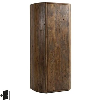 Label51 Bergkast Saya - Espresso - Mangohout - 160 cm - Linksdraaiend