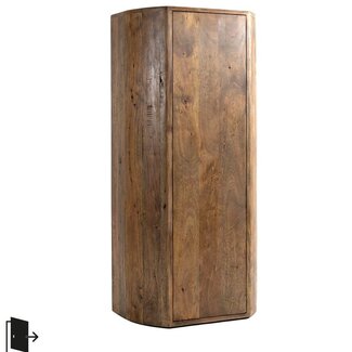Label51 Bergkasten Saya - Natural - Mangohout - 160 cm - Rechts