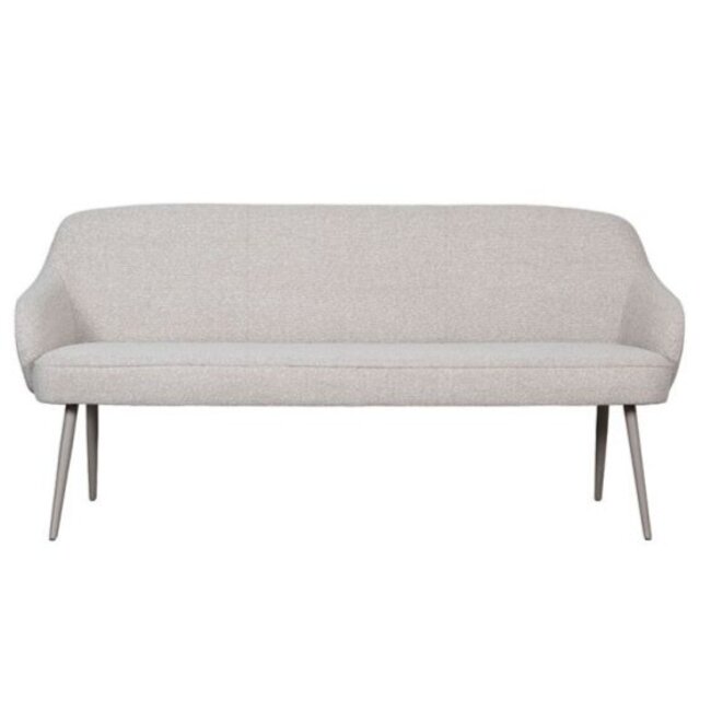 Label51 Eetkamerbanken Bern - Naturel - Boucle - 190 cm - Taupe frame