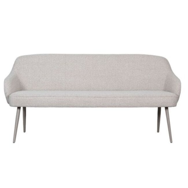 Label51 Eetkamerbanken Bern - Naturel - Boucle - 220 cm - Taupe frame