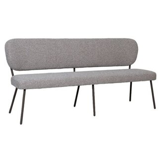 Label51 Eetkamerbanken Singapore - Mushroom Boucle - 160 cm - Brons frame