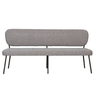 Label51 Eetkamerbanken Singapore - Mushroom Boucle - 190 cm - Brons frame