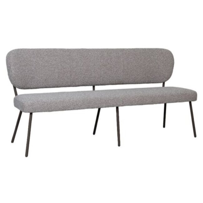 Label51 Eetkamerbanken Singapore - Mushroom Boucle - 190 cm - Brons frame