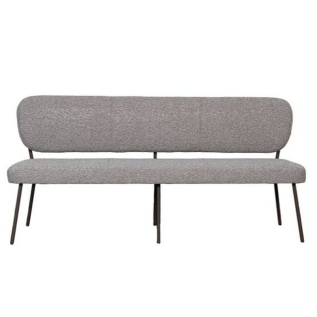 Label51 Eetkamerbanken Singapore - Mushroom Boucle - 220 cm - Brons frame