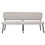 Label51 Eetkamerbanken Singapore - Naturel Boucle - 190 cm - Taupe frame