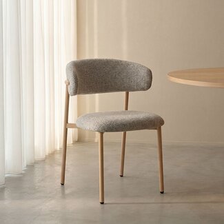 Label51 Eetkamerstoel Kaito - Beige - Naturel