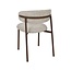 Label51 Eetkamerstoel Kaito - Beige - Walnootkleur Frame