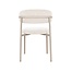 Label51 Eetkamerstoel Kaito - Naturel - Beige Metalen Frame
