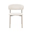 Label51 Eetkamerstoel Kaito - Naturel - Beige Metalen Frame