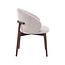 Label51 Eetkamerstoel Nagano - Beige - Walnoot Houten Frame