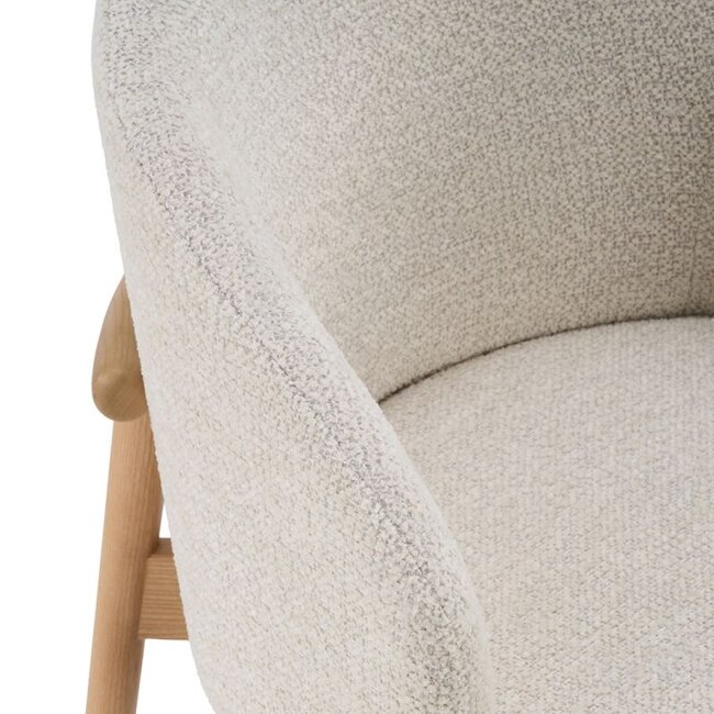 Label51 Eetkamerstoel Nagano - Naturel - Naturel Houten Frame