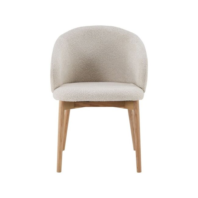 Label51 Eetkamerstoel Nagano - Naturel - Naturel Houten Frame
