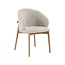Label51 Eetkamerstoel Nagano - Naturel - Naturel Houten Frame