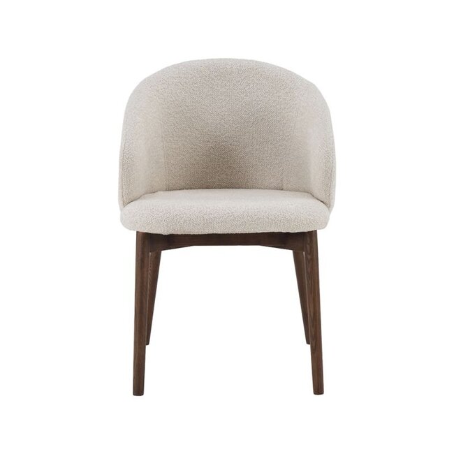 Label51 Eetkamerstoel Nagano - Naturel - Walnoot Houten Frame