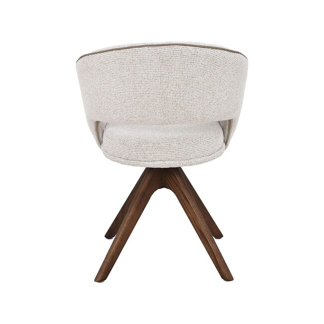 Label51 Eetkamerstoel Osuma -Naturel - Walnoot Houten Frame