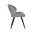 Label51 Eetkamerstoel Sakura - Mushroom - Boucle - Zwart Metalen Frame