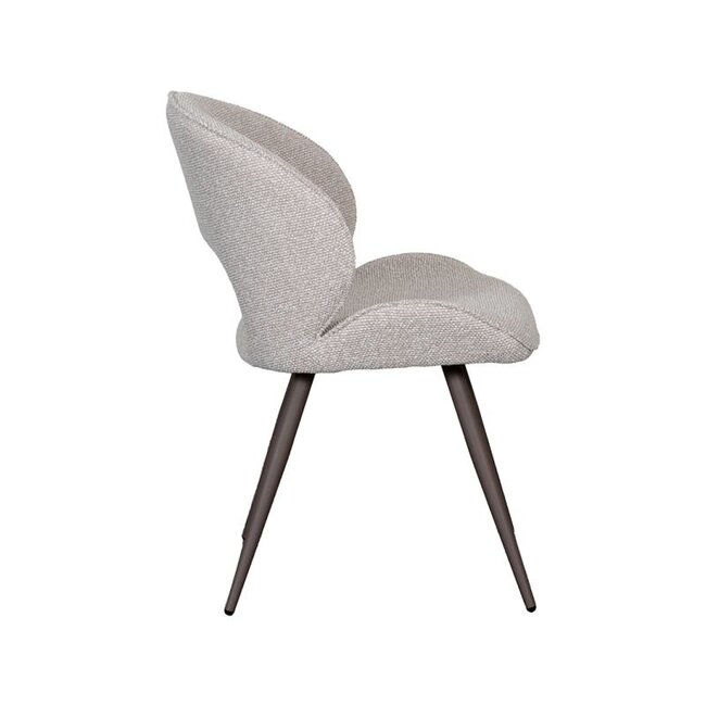Label51 Eetkamerstoel Sakura - Naturel - Brons Metalen Frame