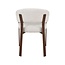 Label51 Eetkamerstoel Sato - Naturel - Walnoot Houten Frame