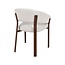 Label51 Eetkamerstoel Sato - Naturel - Walnoot Houten Frame