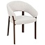 Label51 Eetkamerstoel Sato - Naturel - Walnoot Houten Frame