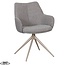 Label51 Eetkamerstoel Sawa - Mushroom - Taupe metaal